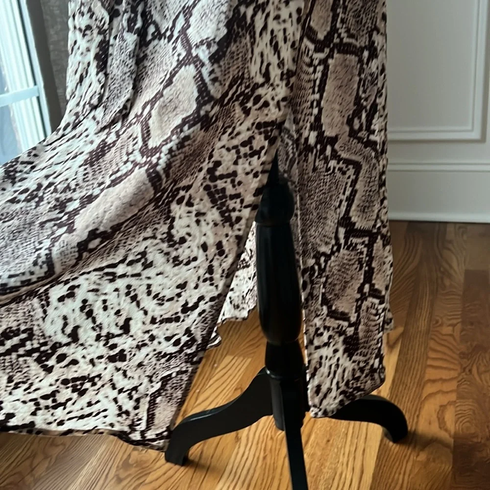 R-Label Snakeskin Print Dress 🤎